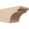 Ekena Millwork 6in. W x 6in. H x 12in. L Yorktown Woodgrain TimberThane Rafter Tail, Primed Tan RFTUR06X06X12YORRCPR - alternate 1